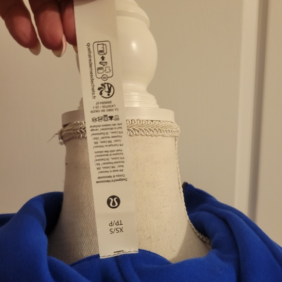 LULULEMON GALACTIC COBALT OVERSIZED HALF ZIP SCUBA HOODIE - Picture 5 of 5